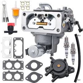 JDLLONG FH721V Carburetor for Kawasaki FH721V FH641V FH601V FH661V FH680V FX801V 22HP Engine Replaces 15004-1010 15004-0757 15003-7094 15004-1005 15004-0763 15003-0940 Carb Kit with Fule Pump