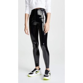 commando Women's Faux Patent Leather Perfect Control Leggings, Black, M