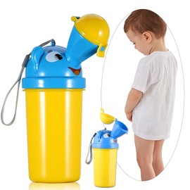 Baño Orinal Urinario para Niño, Orinal de Viaje para Niños Aprueba de Fugas y Antiolor, Bañitos Entrenador para Niño para Camping, Coche, Viaje y Entrenamiento de Orina