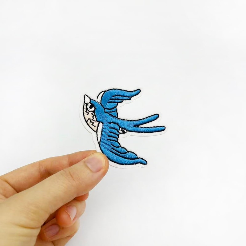 15 Pcs Birds Embroidered Patches for Clothing Hummingbird Iron On