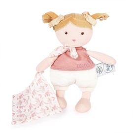 Jolijou - Les JOLIFLORES - Organic Cotton Rag Dolls - Camellia with Cuddly Toy - Pink - JJ6023