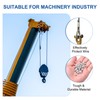 sourcing map Aluminum Wire Rope Stop Sleeve 1/16"(1.5mm) Crimping Loop
