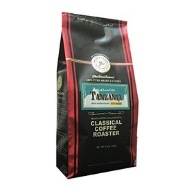 Coffee Beans Classical Coffee Roaster 100% Arabica Tanzania AA (Kilimanjaro) 8.8 oz (250 g) Medium Coarse Grind