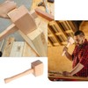 Wooden Mallet Multipurpose Ice Mallet Expert Beech Wood Mallet for