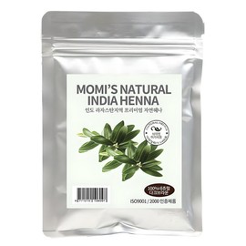 Momis Natural India Henna 100g, natural dark brown, 1 piece / 모미스 네츄럴 인디아 헤나 100g, 네츄럴다크브라운, 1개