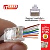 ITBEBE 100 piezas - Conector RJ45 CAT6 chapado en oro
