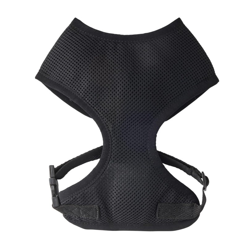 Pet Passion Milo - The MESH Harness, Black, Medium