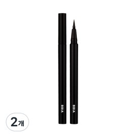 Bbia last pen eyeliner 0.6g, 01 sharp black, 2 pcs / 삐아 라스트 펜 아이라이너 0.6g, 01 샤픈블랙, 2개