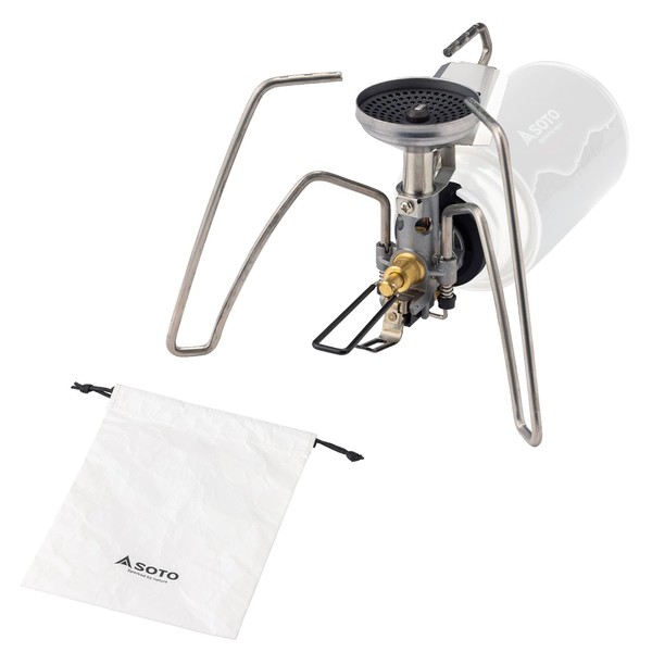 SOTO ST-350 Single Burner with Micro Regulator (High Firepower, Wind
