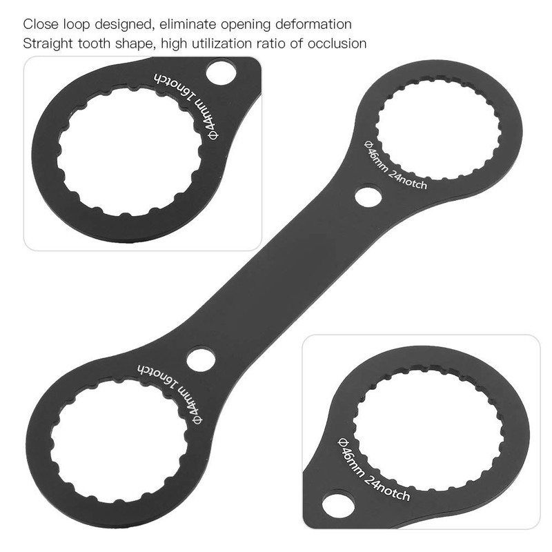 Bottom Bracket Tool, Aluminum Alloy BB Wrench Tool Remover Double