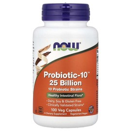 NOW Foods, Probiotic-10™, 100 Veg Capsules / NOW Foods (나우푸드), Probiotic-10™, 베지 캡슐 100정