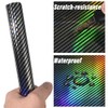 Rollo holográfico de vinilo de fibra de carbono, 1 x