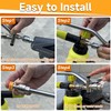 M MINGLE High Pressure Washer Gun with Foam Cannon, Foam
