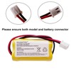 RDDBAPOW 3.6V 900mAh Ni-CD Exit Sign Emergency Light Battery for