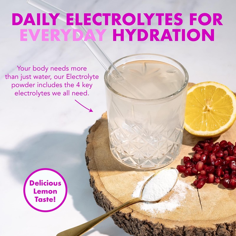Spruce Daily Electrolytes – Zero Sugar Hydration Sachets with Potassium,