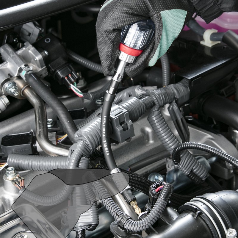 ベッセル(VESSEL) スタビー ラチェットドライバー (フレキシブルシャフト付) TD-6700FX-4