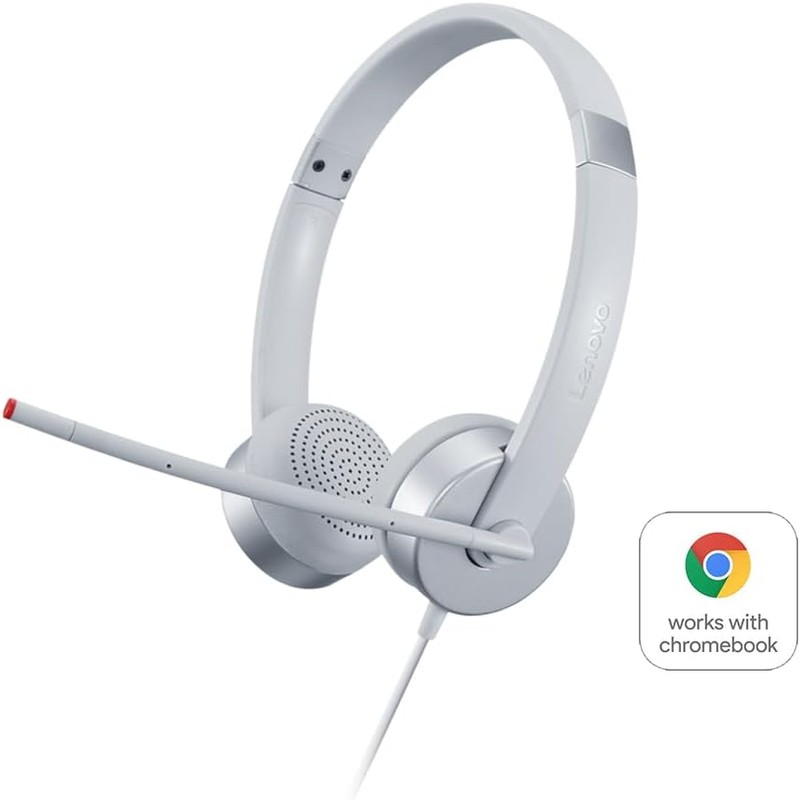 Lenovo Headset Audífonos Analalógicos Estéreo de Diadema con Micrófono de