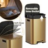 SYNCVIBE Kitchen Trash Can with Lid Soft Close,16 Gallon /
