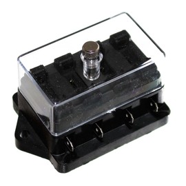 Old-Harvest 1x 4 Fuse Blocks 6-24 V Fuse Holder Fuse Box Car Fuseholder HiFi New