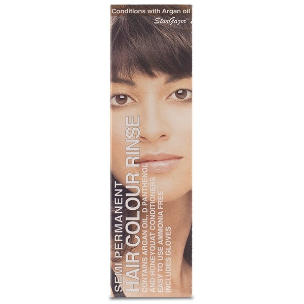 Natural Tone Semi Permanent Hair Colour, Dark Brown. Contains D