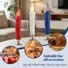 NjaoHoo Real Wax LED Flameless Short Taper Candles with Remote,