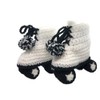 Tuxedo Roller Skate Baby Booties