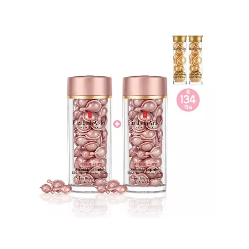 ELIVE (엘라이브)레티놀+HPR 세라마이드 스킨리뉴잉세럼 60캡슐 세트(+상품권1만원) Elive Retinol + HPR
