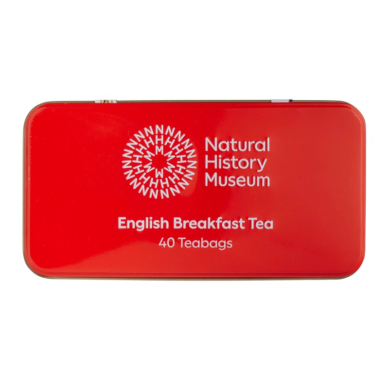 New English Teas Natural History Museum Tea Tin with 40