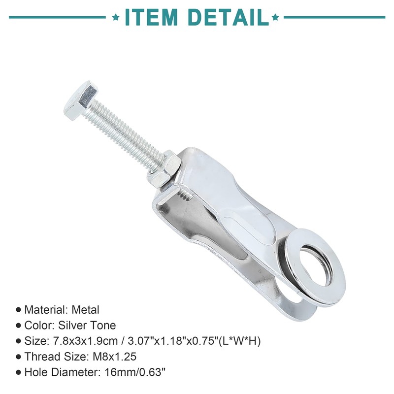 ACROPIX Motorcycle Chain Axle Adjuster Tensioner for Suzuki GS125 GN125
