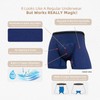 TIICHOO Washable Incontinence Underwear for Men with Front Fly Cotton