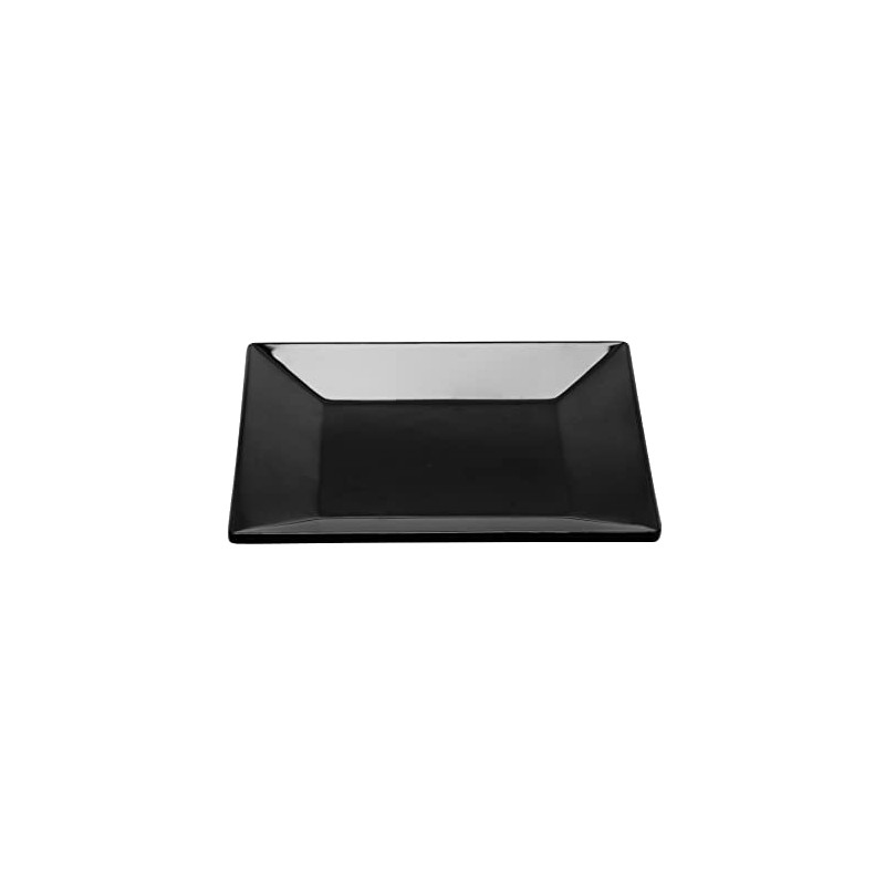 G.E.T. ML-102-BK Black 6" Square Plate