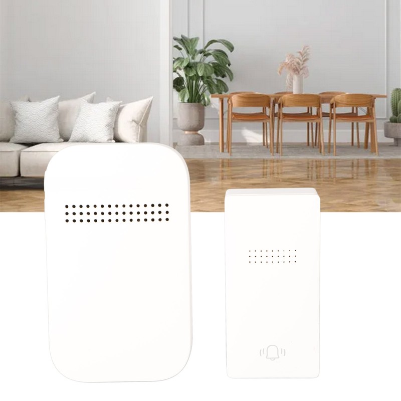 Self Powered Door Bell with Receiver Automatic Ringing Push Button