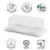 Signoraware Butter Dish with Lid -Butter Keeper Container with Clear
