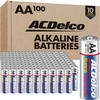 ACDelco 100-Count AA Batteries, Maximum Power Super Alkaline Battery, 10-Year