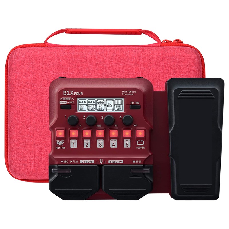 co2crea Hard Carrying Case for Zoom G1X B1X A1X FOUR