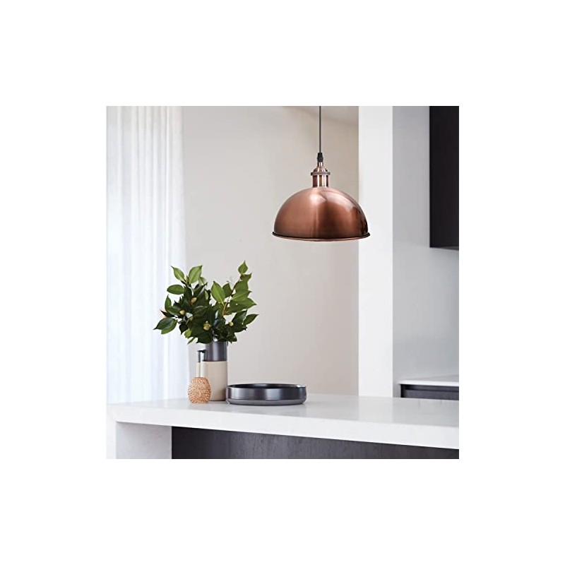 Single Indoor Ceiling Pendant Light Fitting Copper Island Industrial Vintage