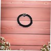 Baluue 5pcs Heart Charm Thick Elastic Hair Ties for No