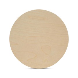 Wood Circles 14 inch, 1/4 Inch Thick, Birch Plywood Discs, Pack of 5 Unfinished Wood Circles for Crafts, Wood Rounds by Woodpeckers