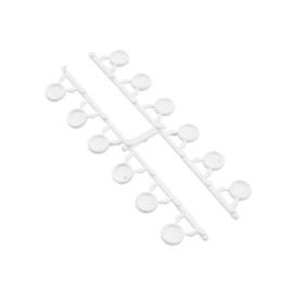 Plum Fittings Vinyl Fence Screw Cover Strip of 12 for #4033 Screw Holes (White)