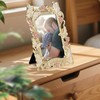 FIHOO 4x6 inch Picture Frame Butterfly Design Spring Style Metal