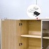 sourcing map Glass Door Magnetic Catch Latch Closures with Clamp,