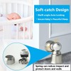 Mooche Magnetic Door Stop, Stainless Steel Brushed Magnet Floor Door