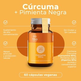 Cúrcuma 500 mg + Pimienta Negra DUO TIBA SALUD