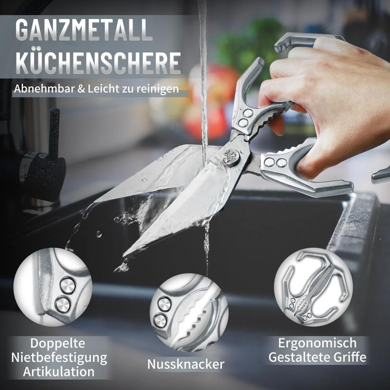 Dream Reach Sharp Poultry Scissors Bone Scissors - Multi-Purpose Kitchen