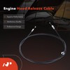 A-Premium Front Hood Latch Release Cable Without Handle Compatible with