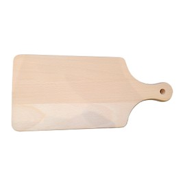 Wooden World - Traditional Beech Wood Cutting Chopping Board (12 x 26.5 cm)