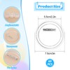 Ptwola 60PCS 3 Inch Clear Button Pins, Acrylic Blank Round