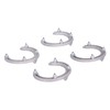 Aluminum Alloy AntiSlip Snow Speed Racing Horseshoes Kit Horse Training