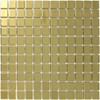Glass Mosaic Tiles Gold Plain Bathroom Wall Living Room Kitchen