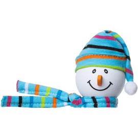 Tenna Tops Snowman Light Blue Winter Hat & Scarf Car Antenna Topper/Mirror Dangler/Cute Dashboard Accessory (Fits Thin Standard Style Antenna)